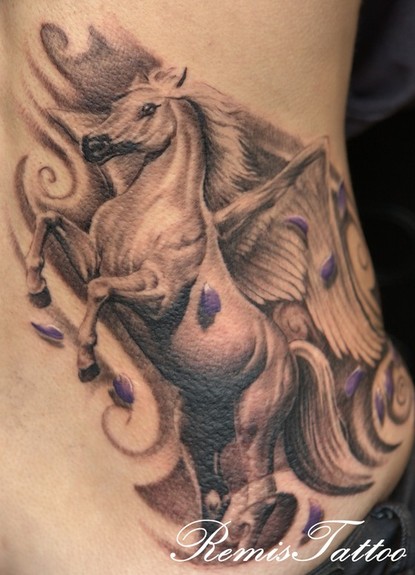 Remis Tattoo - pegasus horse tattoo